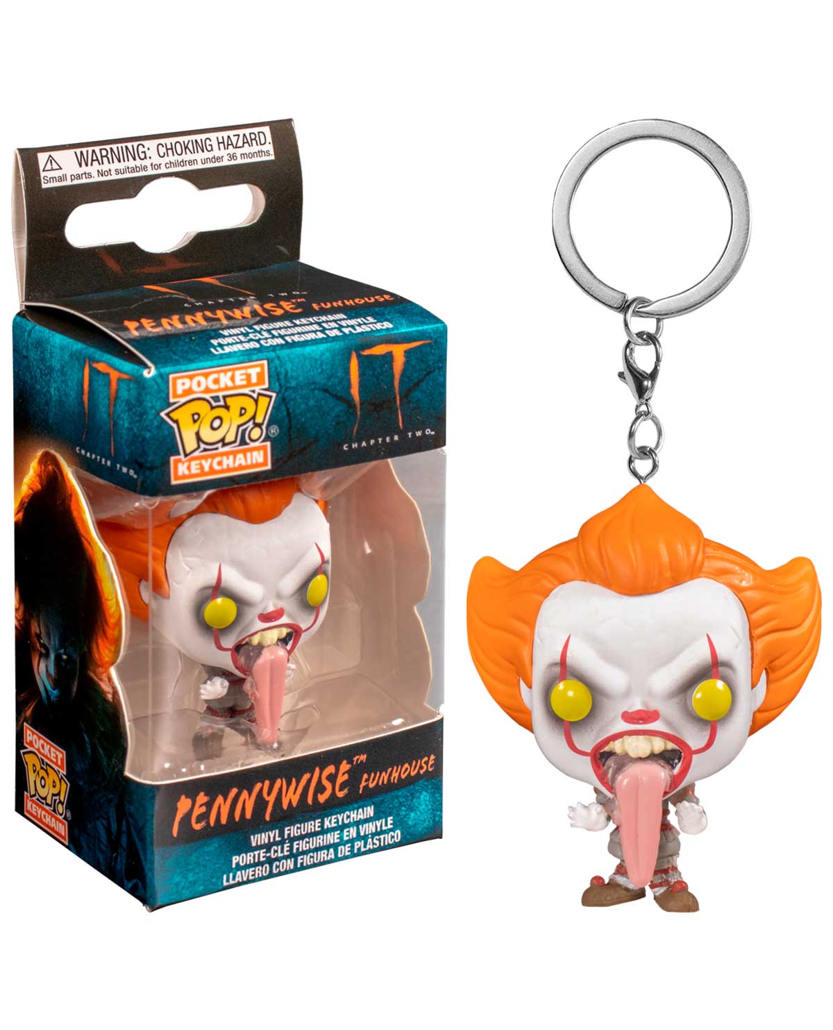 LLAVERO POP IT CHAPTER 2 PENNYWISE WITH DOG TONGUE - Image 2