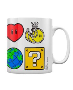 TAZA DE CERAMICA SUPER MARIO ODYSSEY ITEMS
