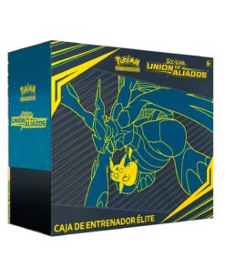 CAJA POKEMON TRADING CARD GAME SOL Y LUNA UNION DE ALIADOS ENTRENADOR ELITE ESP