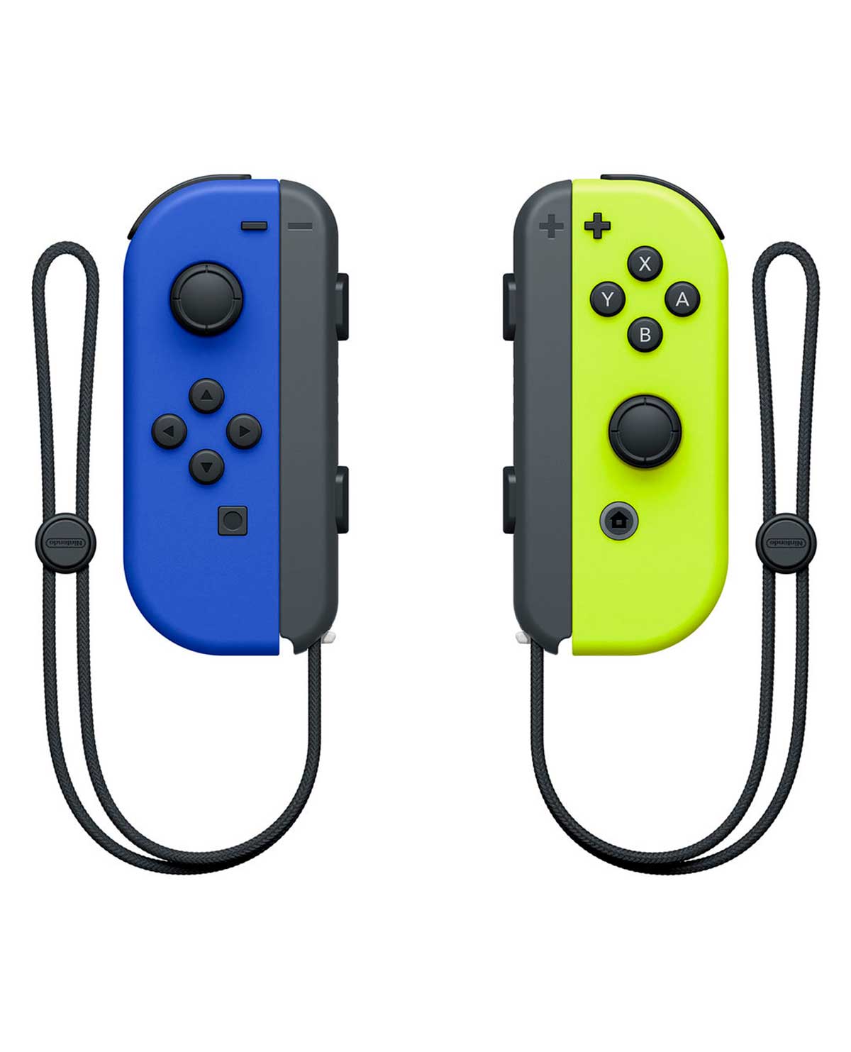 CONTROLES JOY CON L R AZUL Y AMARILLO NEON