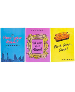 SET DE TRES LIBRETAS FRIENDS