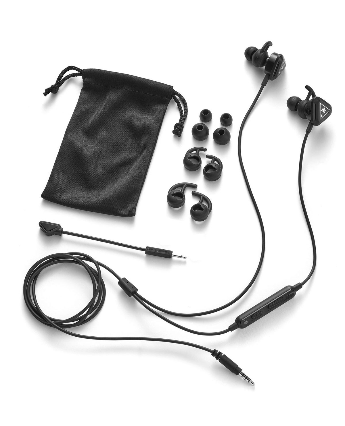 AUDIFONOS EARBUDS ALAMBRICOS TURTLE BEACH EARFORCE BATTLE BUDS NEGROS - Image 3