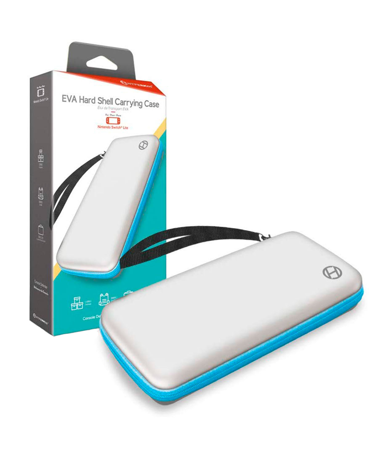 ESTUCHE RIGIDO NINTENDO SWITCH LITE EVA BLANCO Y AZUL - Image 2