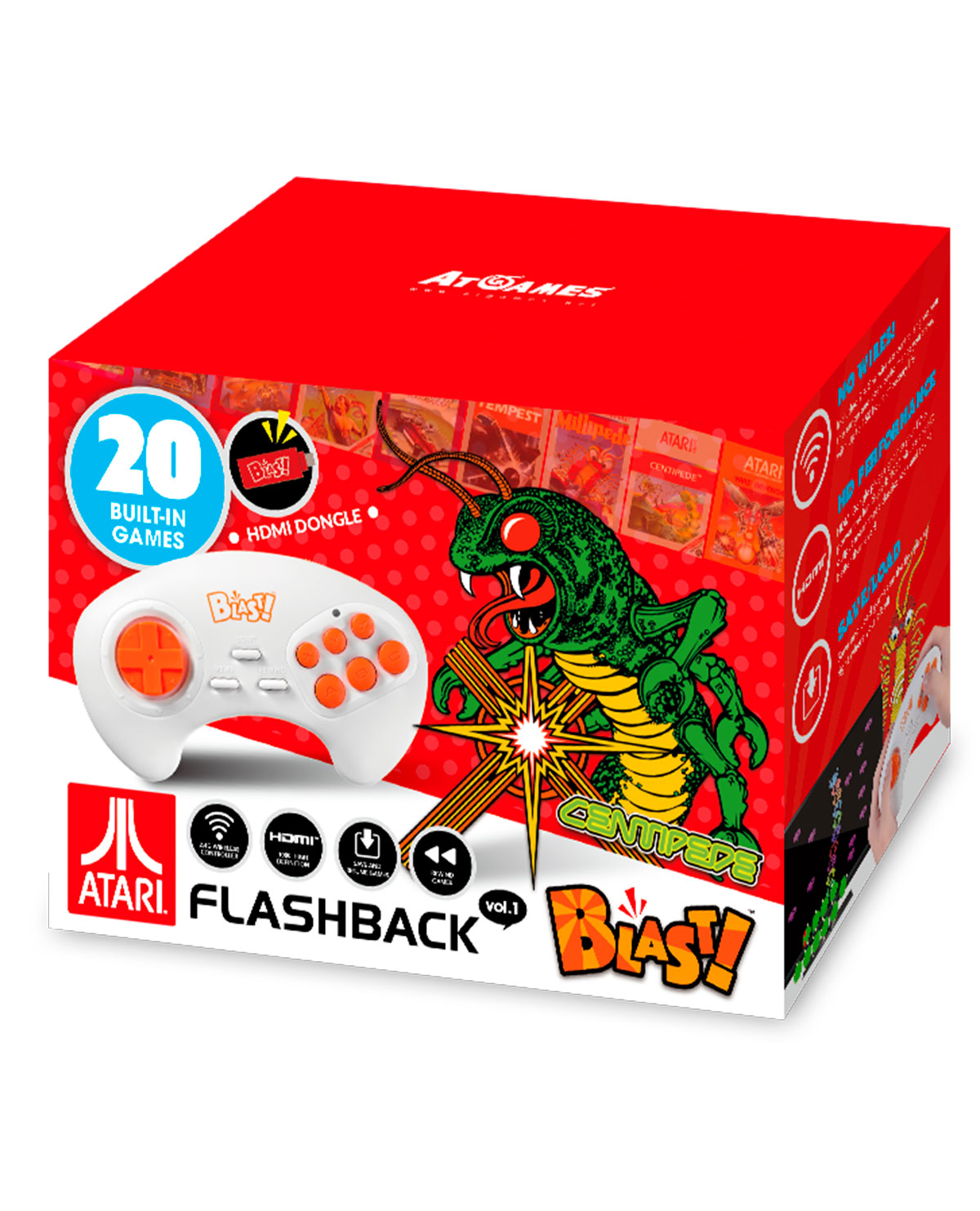 CONSOLA PORTATIL ATARI FLASHBACK BLAST VOL 1