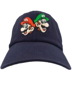 GORRA CLASICA SUPER MARIO AND LUIGI AZUL