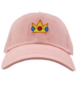 GORRA CLASICA SUPER MARIO PEACH CROWN ROSA