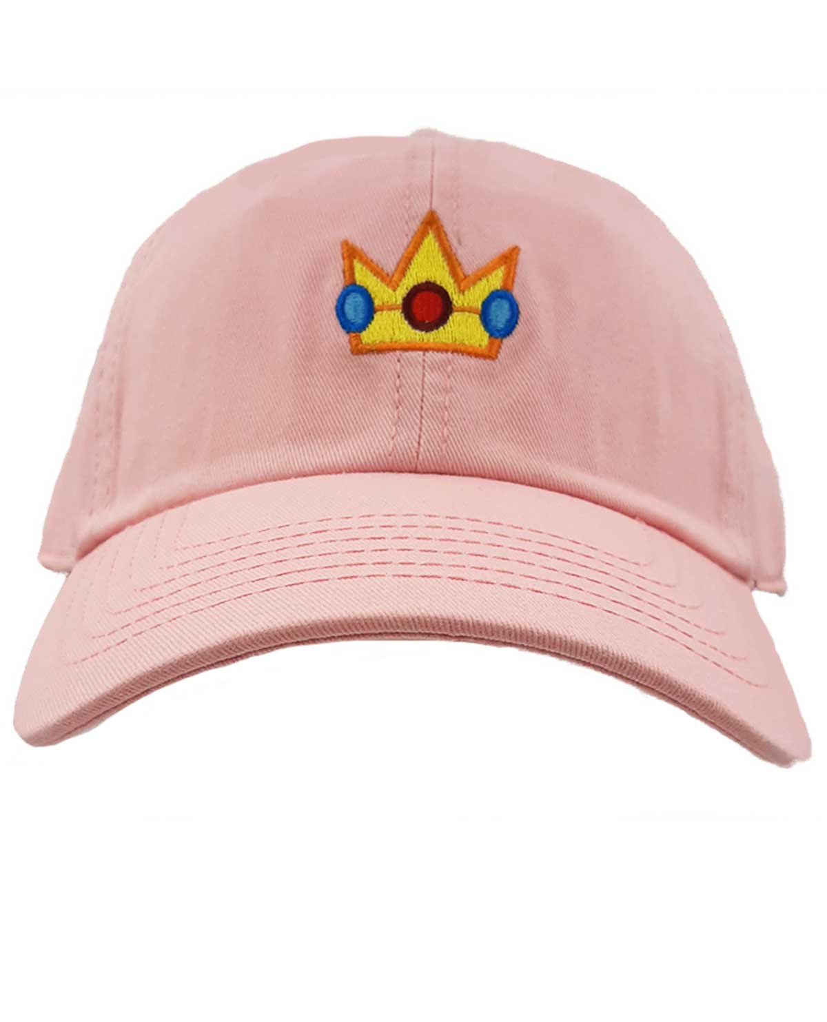 GORRA CLASICA SUPER MARIO PEACH CROWN ROSA