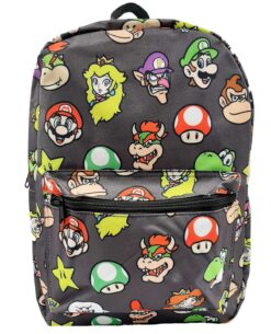 MOCHILA SUPER MARIO CHARACTER HEADS