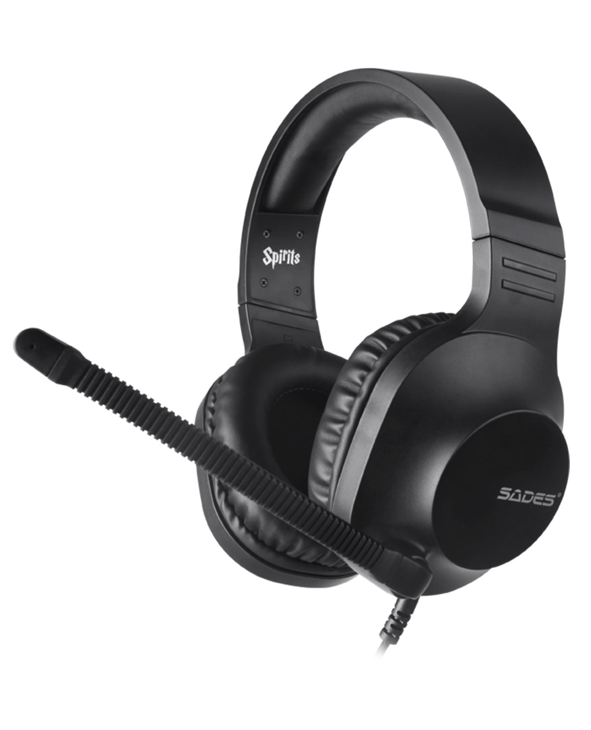 HEADSET PC ALAMBRICO SADES SPIRITS NEGRO
