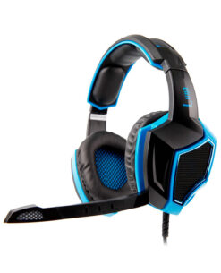 HEADSET PC ALAMBRICO SADES LUNA NEGRO Y AZUL