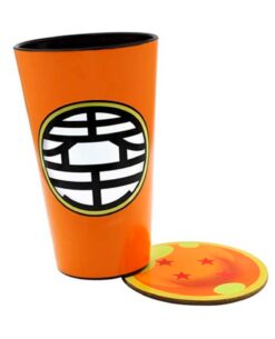 SET DE VASO Y PORTAVASOS DRAGON BALL Z