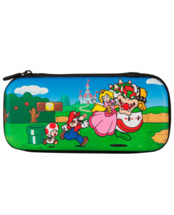 ESTUCHE RIGIDO NINTENDO SWITCH POWER A MARIO BRO MUSHROOM KINGDOM