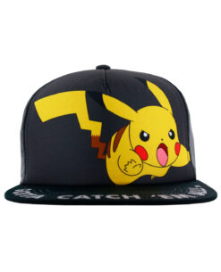 GORRA SNAPBACK PIKACHU GOTTA CATCH EM ALL NEGRA