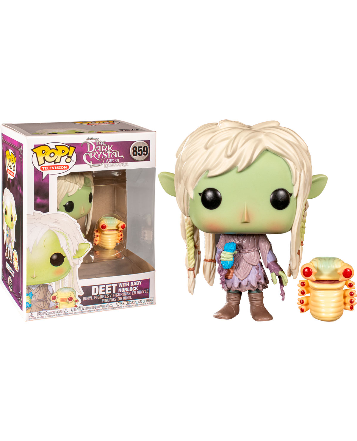 FIGURA POP THE DARK CRYSTAL AGE OF RESISTANCE DEET WITH BABY NURLOCK - Image 2
