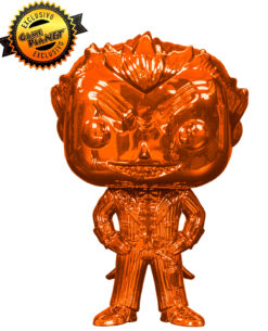 FIGURA POP BATMAN ARKHAM ASYLUM JOKER CROMADO NARANJA EXCLUSIVO GP Y G