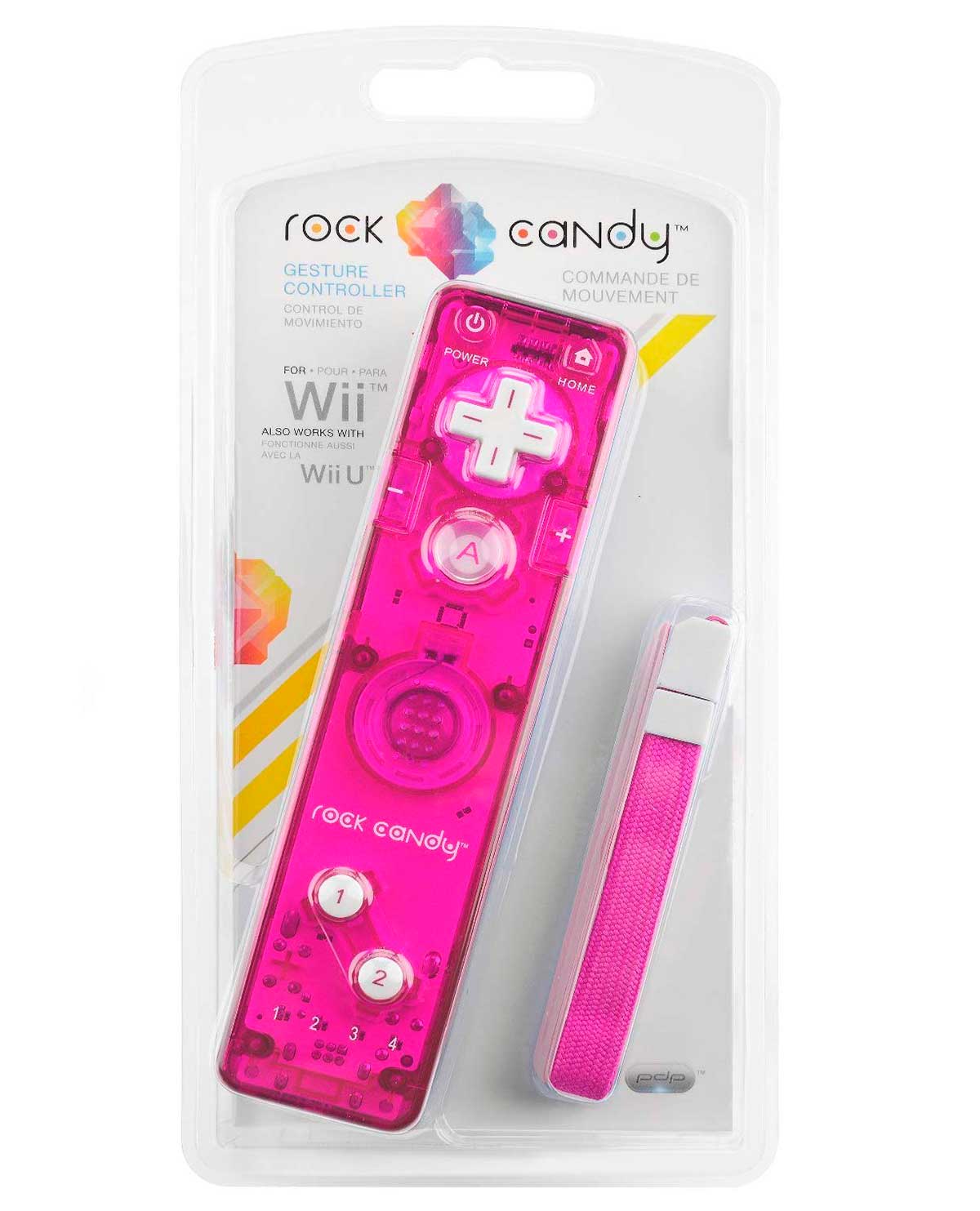 CONTROL WII INALAMBRICO ROCK CANDY REMOTE ROSA - Image 2