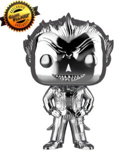 FIGURA POP BATMAN ARKHAM ASYLUM JOKER CROMADO PLATEADO EXCLUSIVO GP Y G
