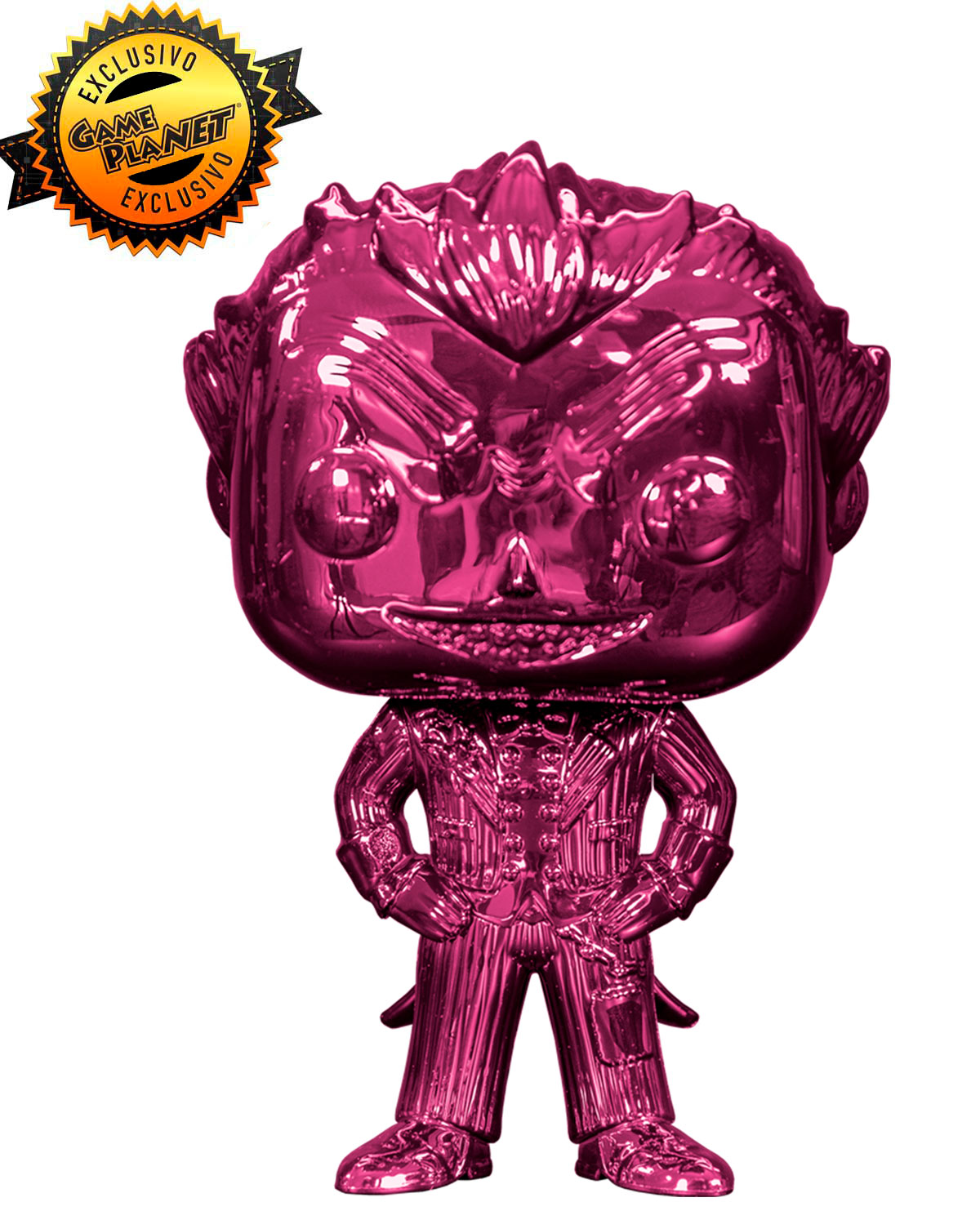 FIGURA POP BATMAN ARKHAM ASYLUM JOKER CROMADO MORADO EXCLUSIVO GP Y G