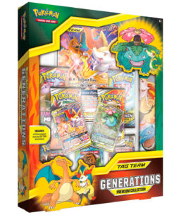 CAJA POKEMON TRADING CARD GAME TAG TEAM GENERATIONS PREMIUM COLLECTION