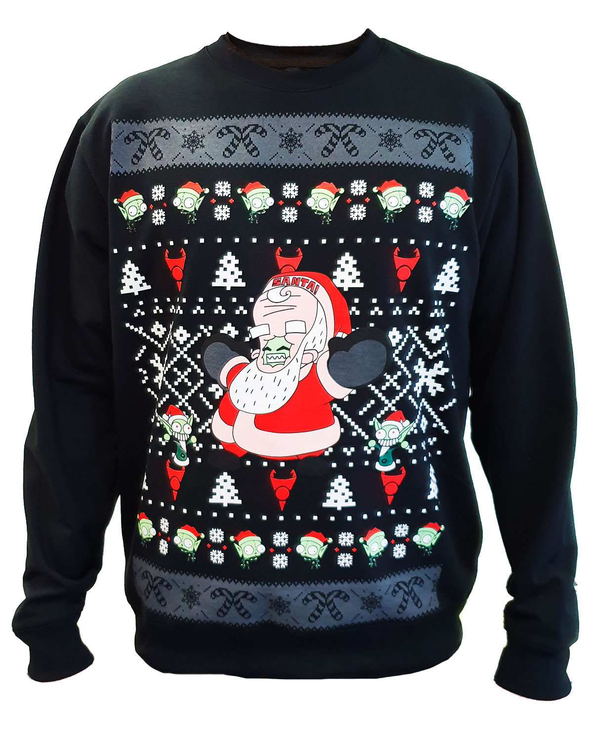 JUMPER DE NAVIDAD INVASOR ZIM NEGRO CHICO