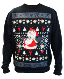 JUMPER DE NAVIDAD INVASOR ZIM NEGRO GRANDE