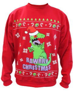 JUMPER DE NAVIDAD RUGRATS REPTAR ROJO CHICO