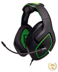 HEADSET XBOX ONE ALAMBRICO VOLTEDGE TX50 NEGRO Y VERDE