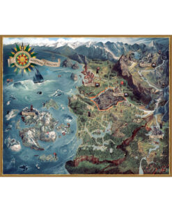 ROMPECABEZAS THE WITCHER 3 WILD HUNT NORTHERN REALMS MAP