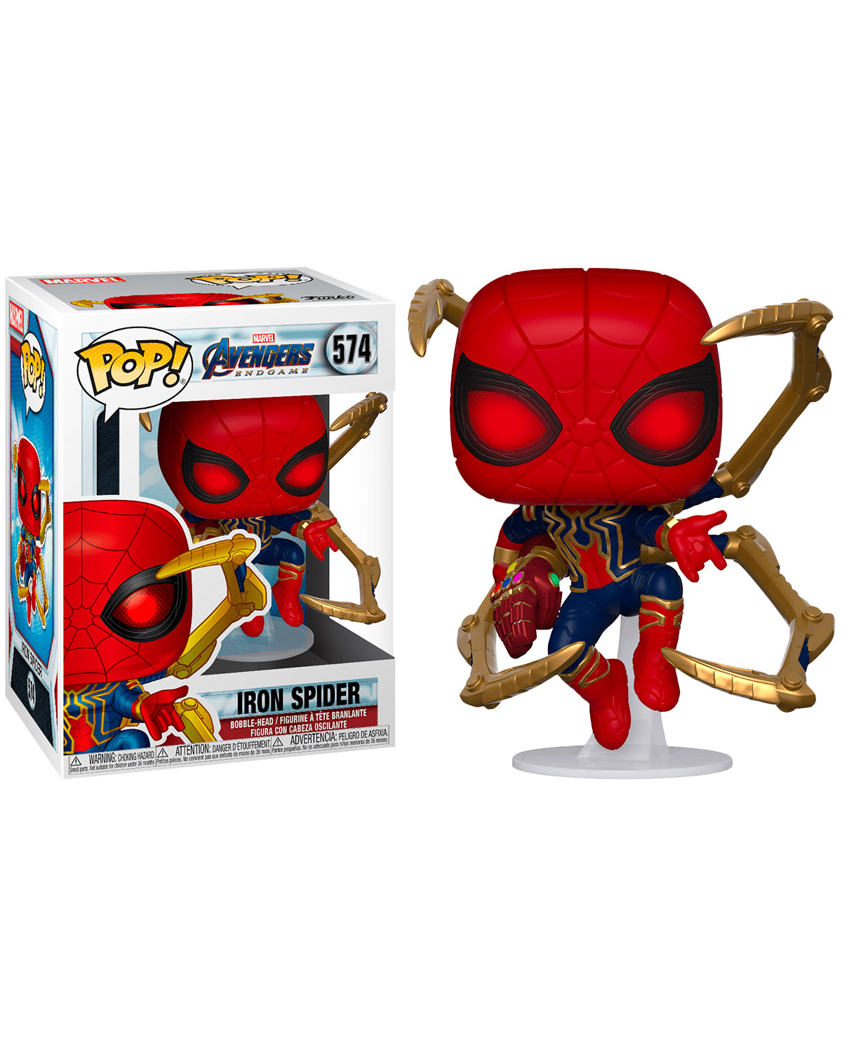 FIGURA POP AVENGERS ENDGAME IRON SPIDER WITH GAUNTLET - Image 2