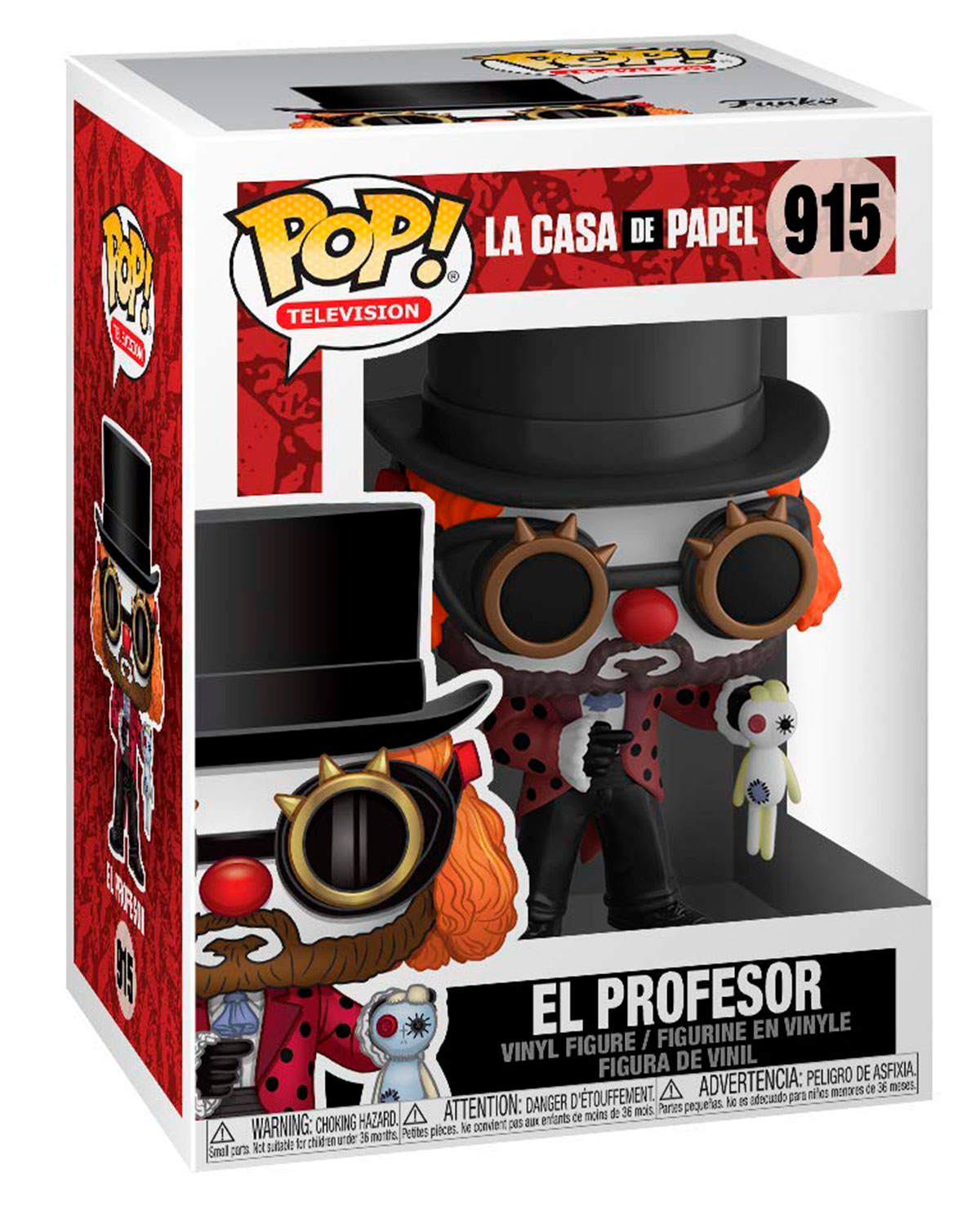 FIGURA POP LA CASA DE PAPEL EL PROFESOR PAYASO - Image 2