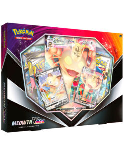 CAJA POKEMON TRADING CARD GAME MEOWTH VMAX  SPECIAL EDITION