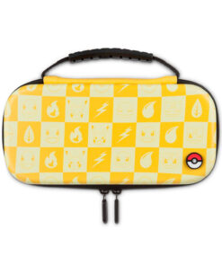 ESTUCHE RIGIDO NINTENDO SWITCH LITE POWER A POKEMON CHECKERED YELLOW