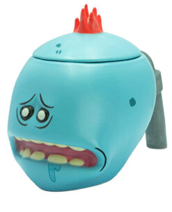 TAZA DE CERAMICA MOLDEADA RICK AND MORTY MR MEESEEKS