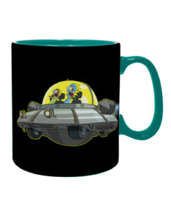 TAZA DE CERAMICA SENSIBLE AL CALOR RICK AND MORTY SPACESHIP