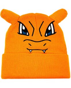 GORRO BEANIE POKEMON CHARIZARD NARANJA