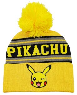 GORRO BEANIE POKEMON COLLEGE PIKACHU AMARILLO