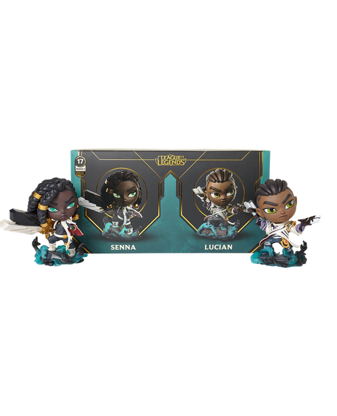 CONJUNTO DE FIGURAS LEAGUE OF LEGENDS SENNA AND LUCIAN - Image 2