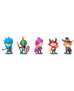 SET DE MINI FIGURAS LEAGUE OF LEGENDS HARROWING TEAM