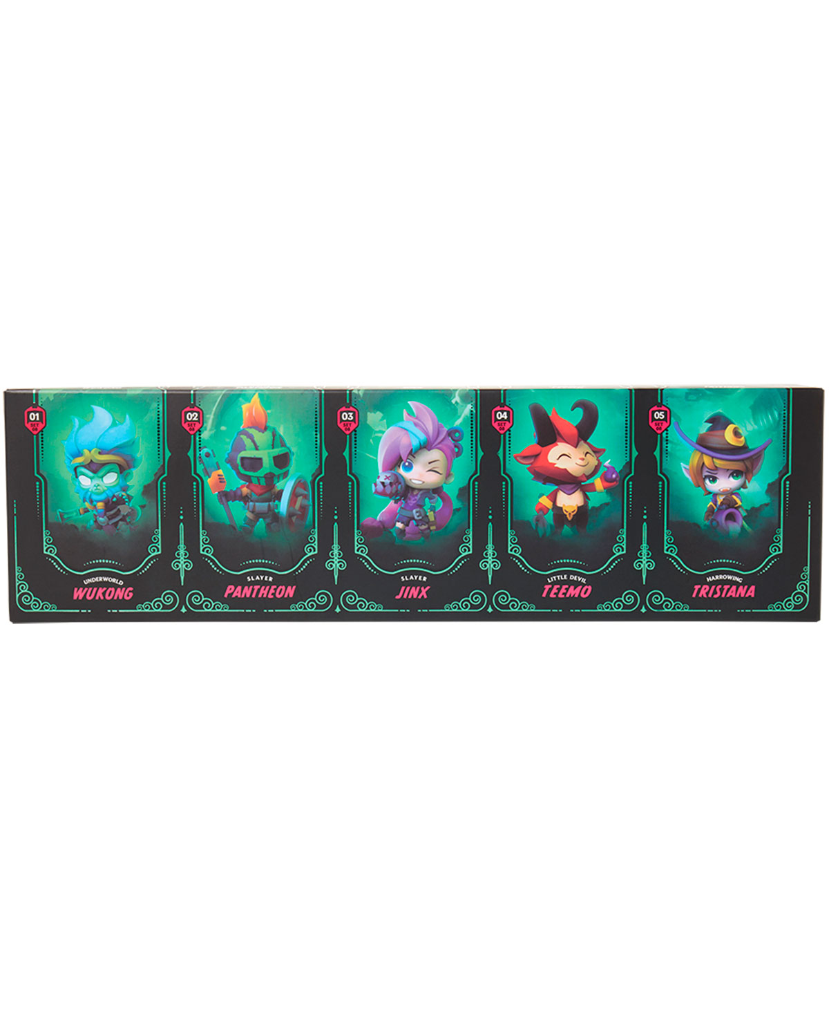SET DE MINI FIGURAS LEAGUE OF LEGENDS HARROWING TEAM - Image 3