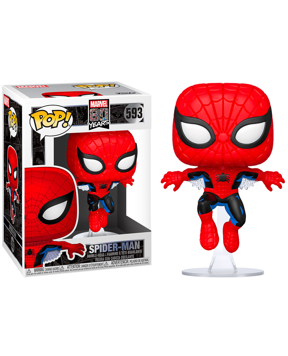 FIGURA POP MARVEL 80 YEARS SPIDER-MAN FIRST APPEARANCE - Image 2