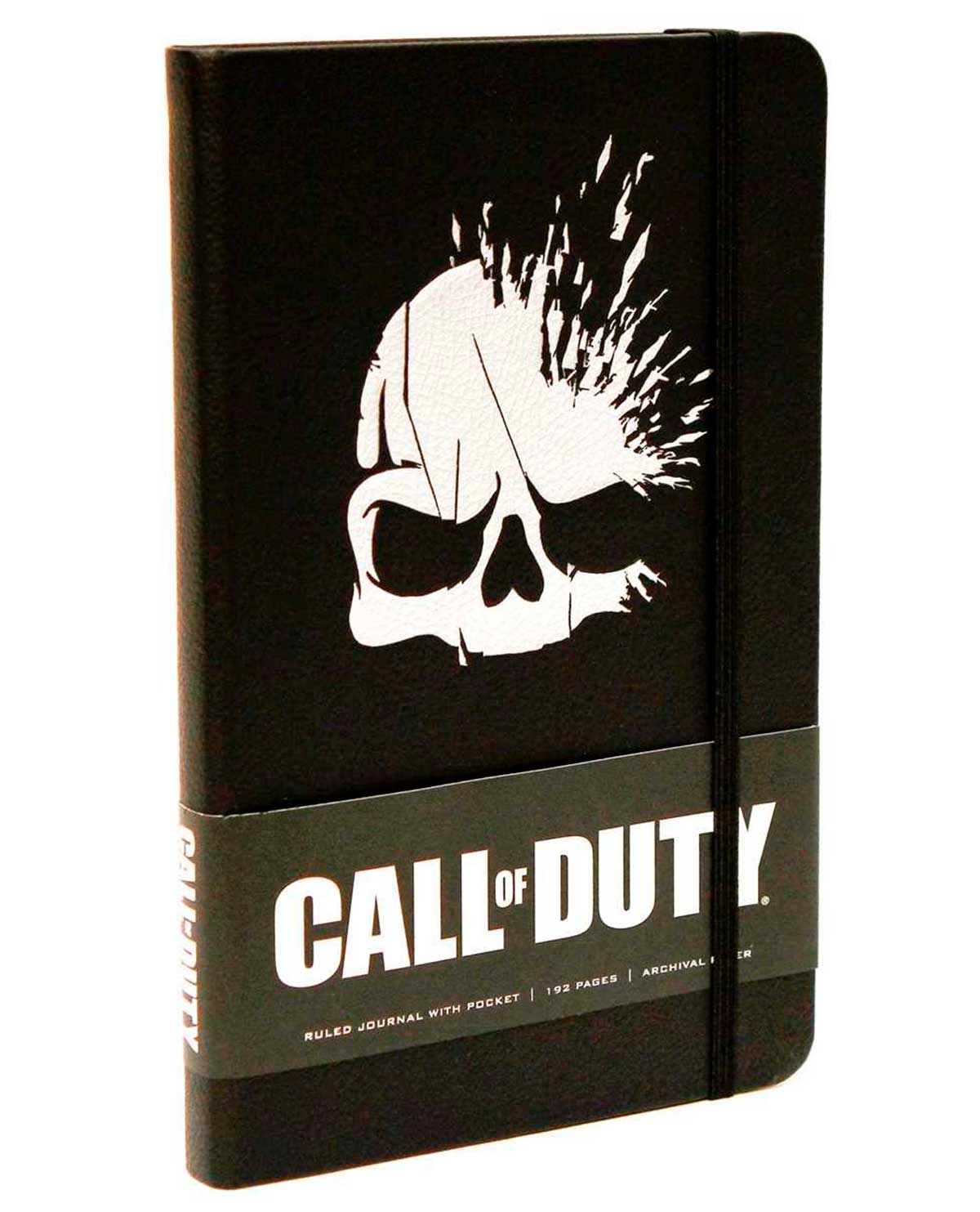 LIBRETA CALL OF DUTY SKULL NEGRA