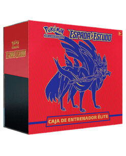 CAJA POKEMON TRADING CAD GAME ESPADA Y ESCUDO ENTRENADOR ELITE ESP