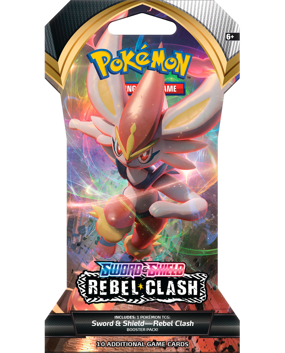 SOBRE CON MANGA POKEMON TRADING CARD GAME SWORD AND SHIELD REBEL CLASH