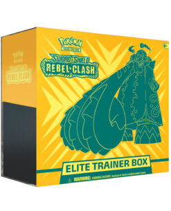CAJA POKEMON TRADING CARD GAME SWORD AND SHIELD REBEL CLASH ELITE TRAINER