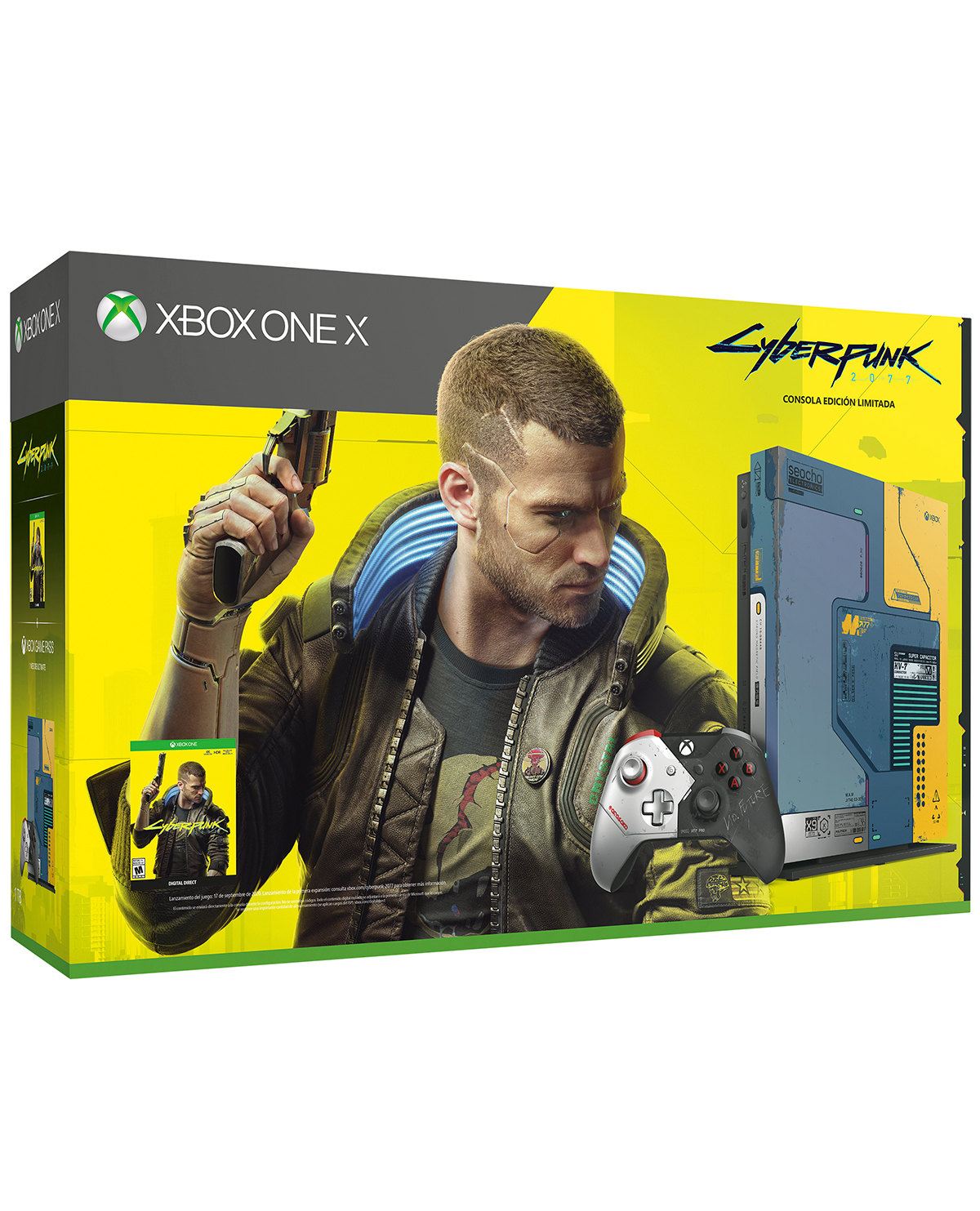 CONSOLA XBOX ONE X 1TB CYBERPUNK 2077 EDICION LIMITADA