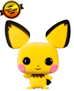 FIGURA POP POKEMON PICHU FLOCKED EXCLUSIVO GP Y G