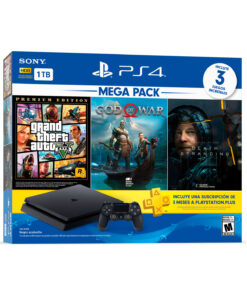 CONSOLA PLAYSTATION 4 SLIM NEGRO 1TB MEGAPACK 13