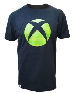 PLAYERA XBOX LOGO CORE NEGRA GRANDE