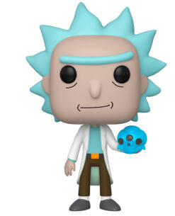 FIGURA POP RICK AND MORTY RICK WITH CRYSTAL SKULL