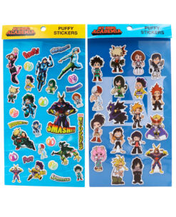 SET DE CALCOMANIAS MY HERO ACADEMIA PUFFY STICKERS